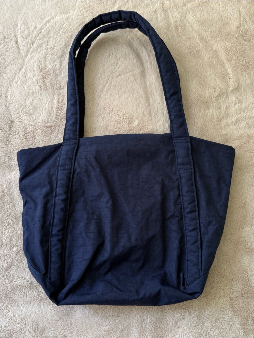 BAGGU Mini Cloud Bag Tote Navy NWOT - Picture 3 of 11